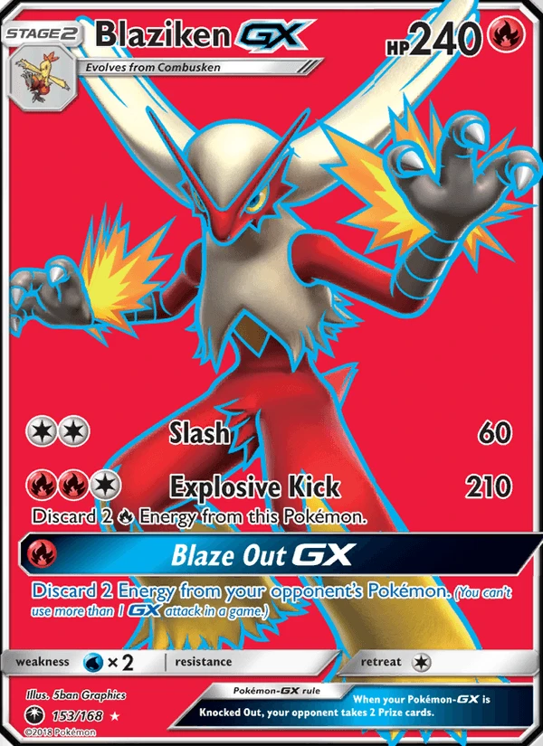 Blaziken Gx #153