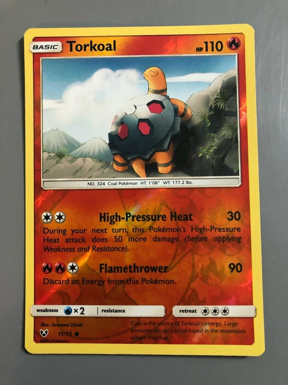 Torkoal Reverse Holo #11
