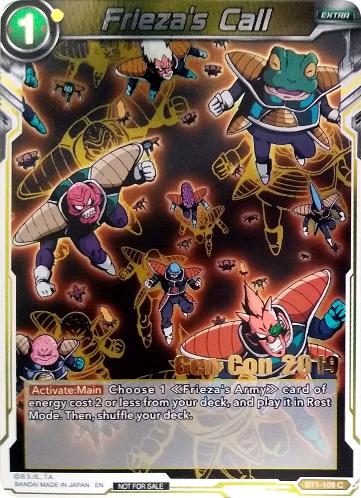 Frieza's Call [Gen Con 2019] #BT1-109