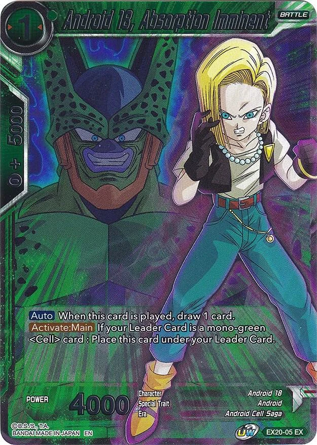 Android 18, Absorption Imminent #EX20-05