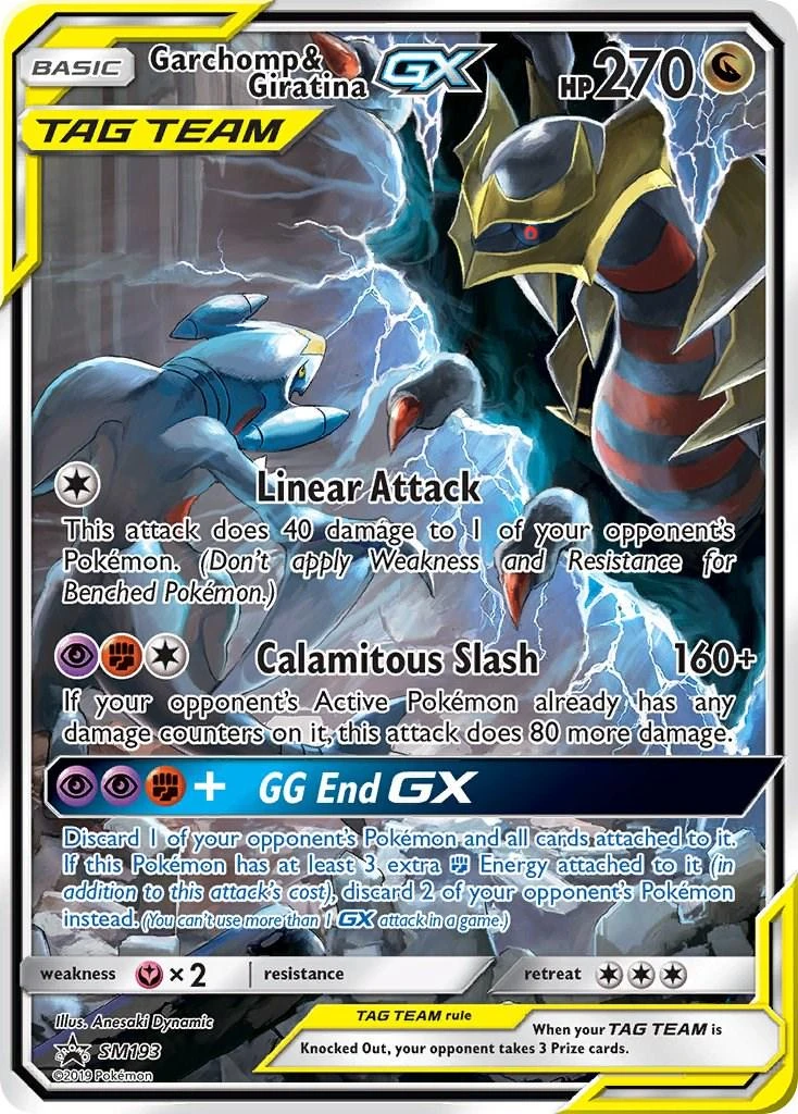 Garchomp & Giratina Gx Sm193