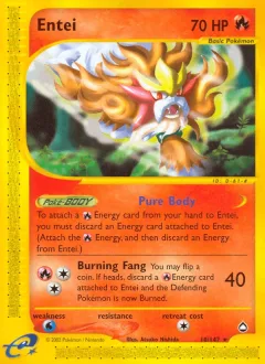 Entei Reverse Holo