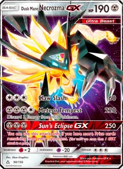 Dusk Mane Necrozma Gx Jumbo
