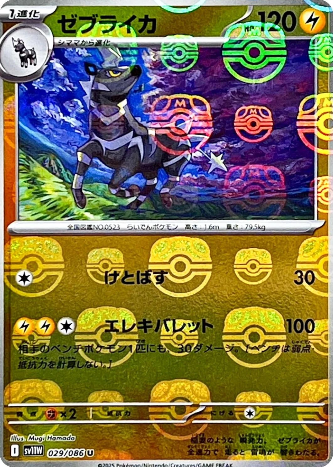 Zebstrika Master Ball #29