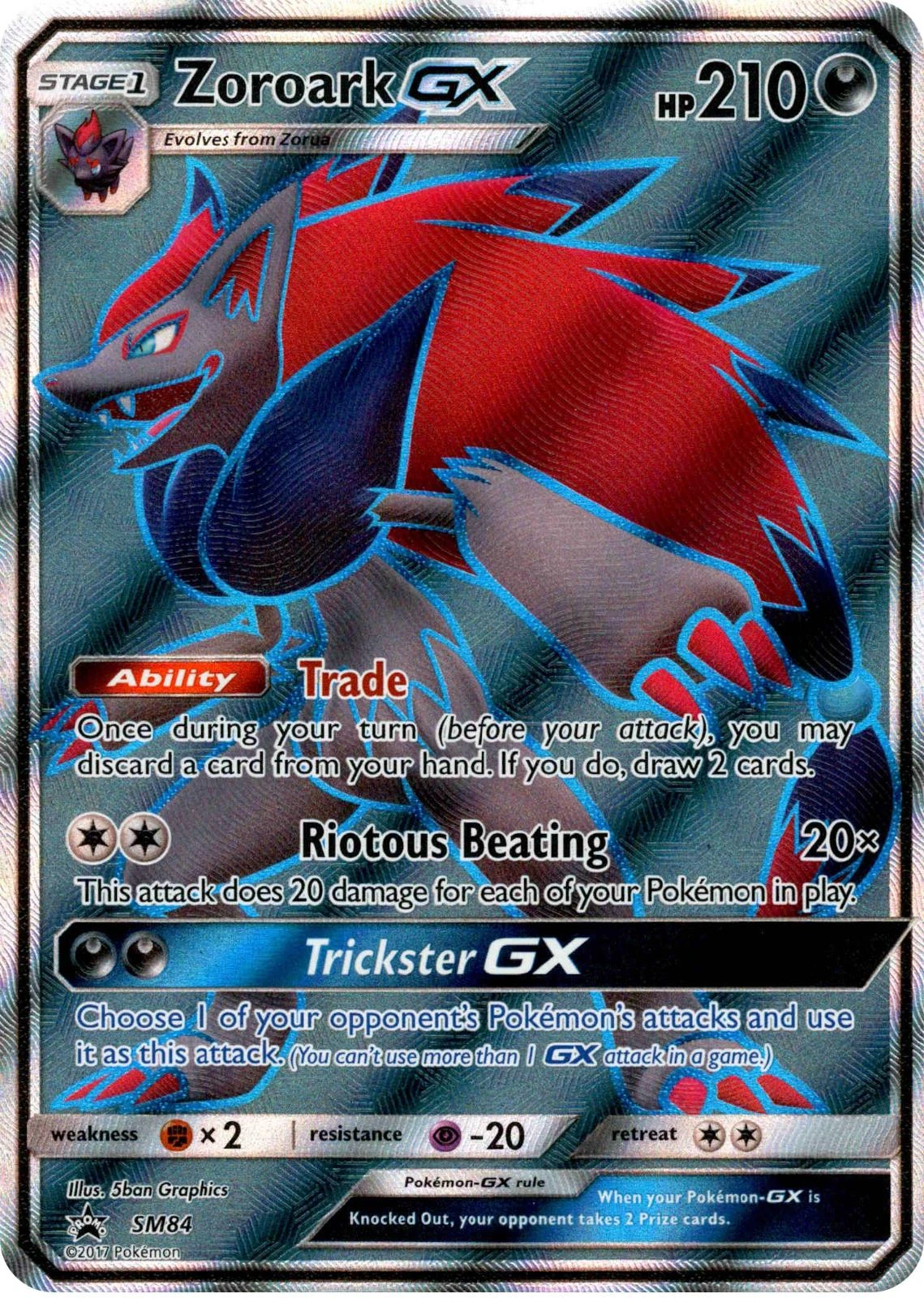 Zoroark Gx Sm84