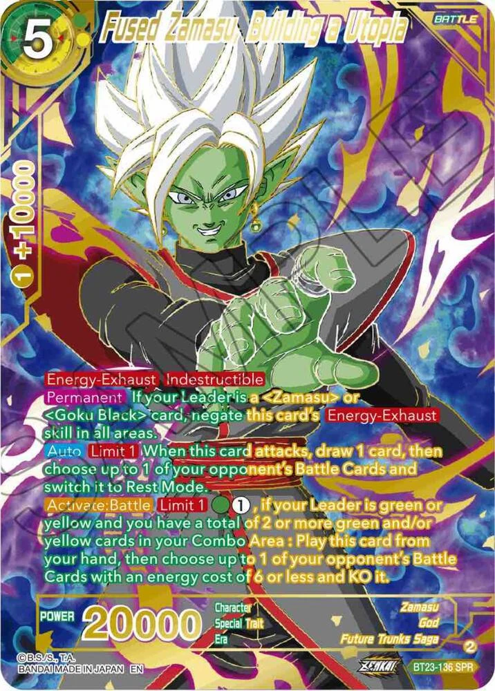 Fused Zamasu, Building a Utopia [SPR] #BT23-136