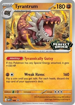 Tyrantrum Stamped #66