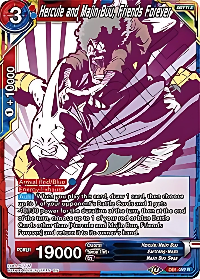 Hercule and Majin Buu, Friends Forever [Alternate Art] #DB1-092