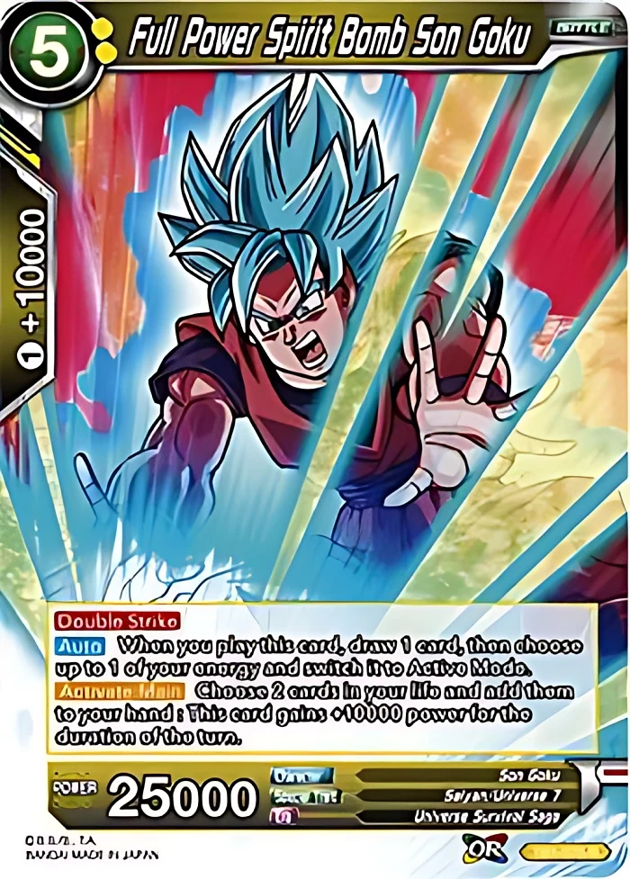 Full Power Spirit Bomb Son Goku [Tournament Promo] #TB1-075