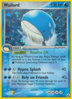 Wailord Reverse Holo