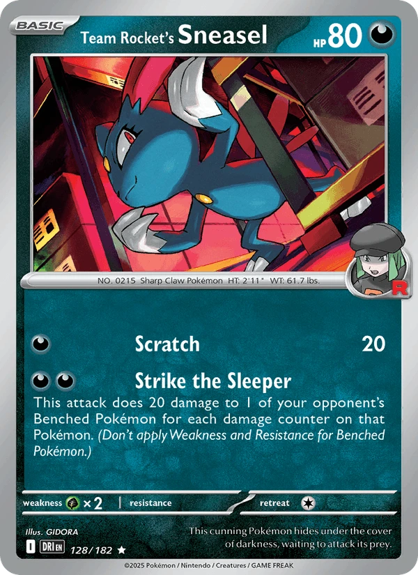 Team Rocket's Sneasel #128