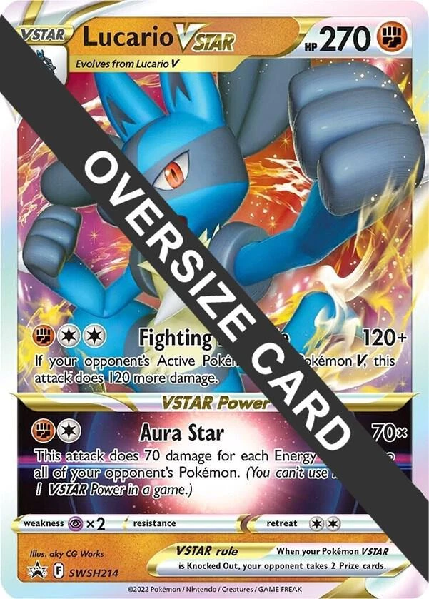 Lucario VStar Jumbo #SWSH214
