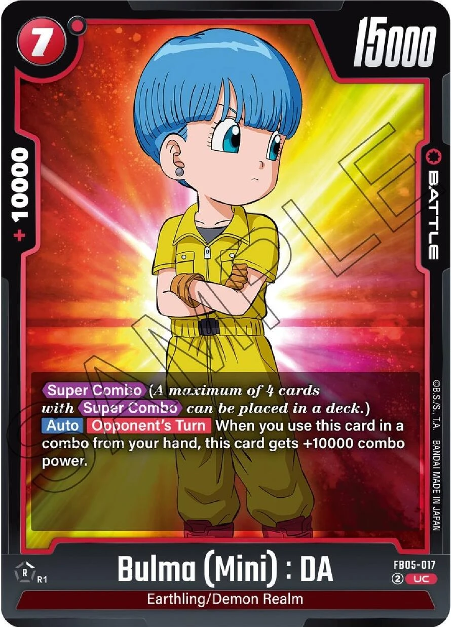 Bulma (Mini) : DA [Release Event] #FB05-017