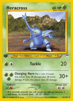 Heracross 1st Edition