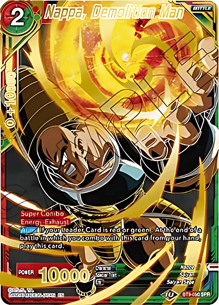 Nappa, Demolition Man [SPR] #BT9-090