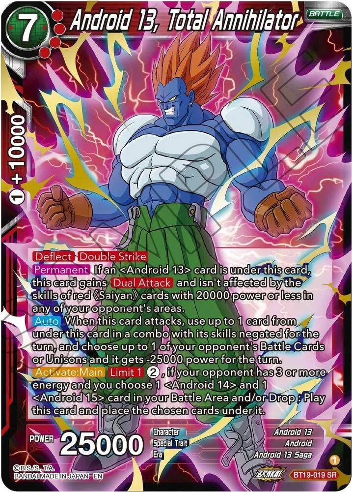 Android 13, Total Annihilator #BT19-019