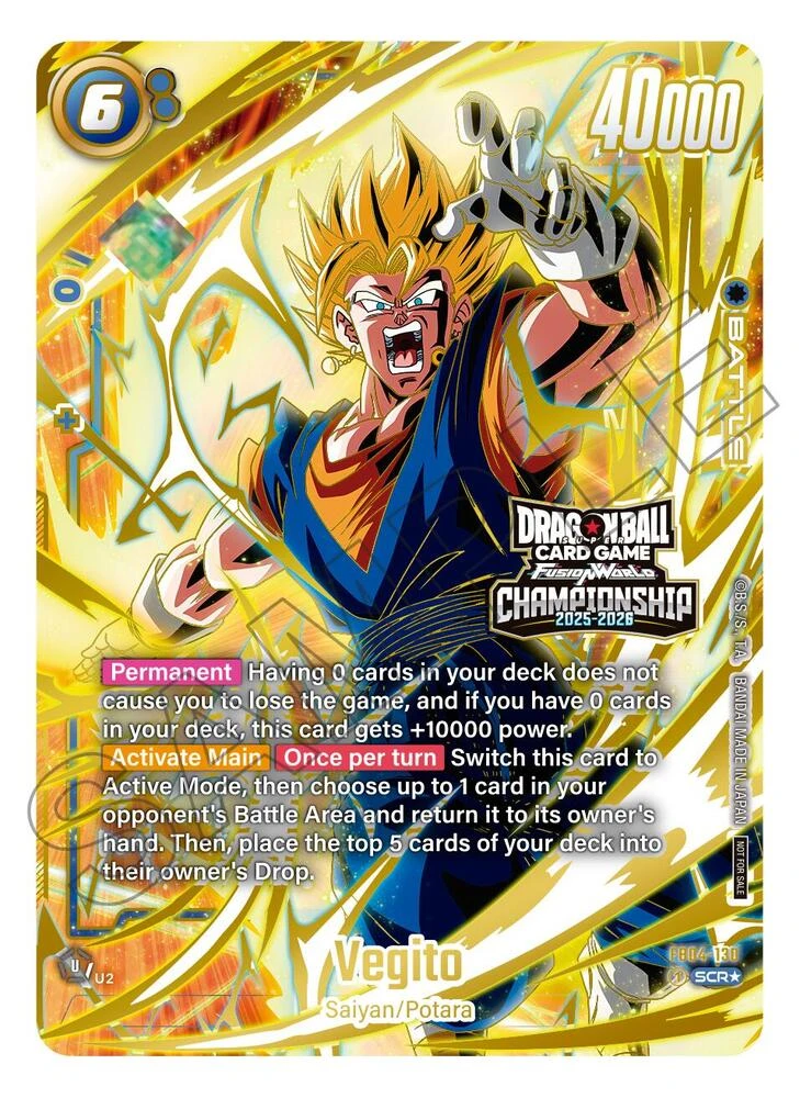 Vegito [Alternate Art] #FB04-130