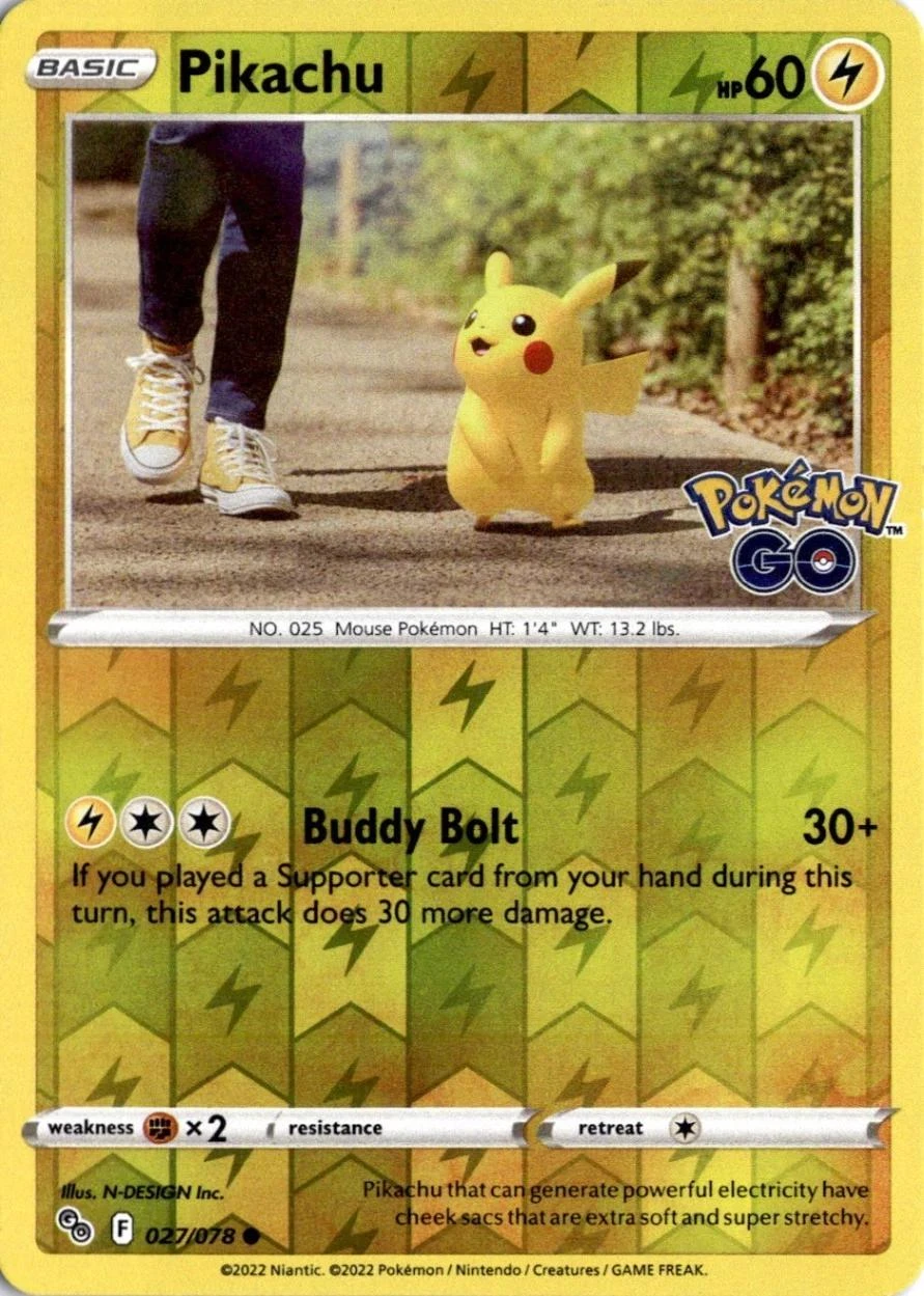 Pikachu Reverse Holo #27