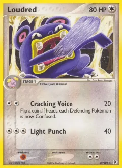 Loudred Reverse Holo
