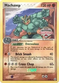 Machamp National Championships Staff