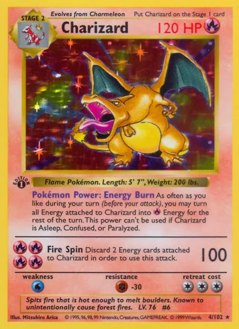 Charizard Shadowless