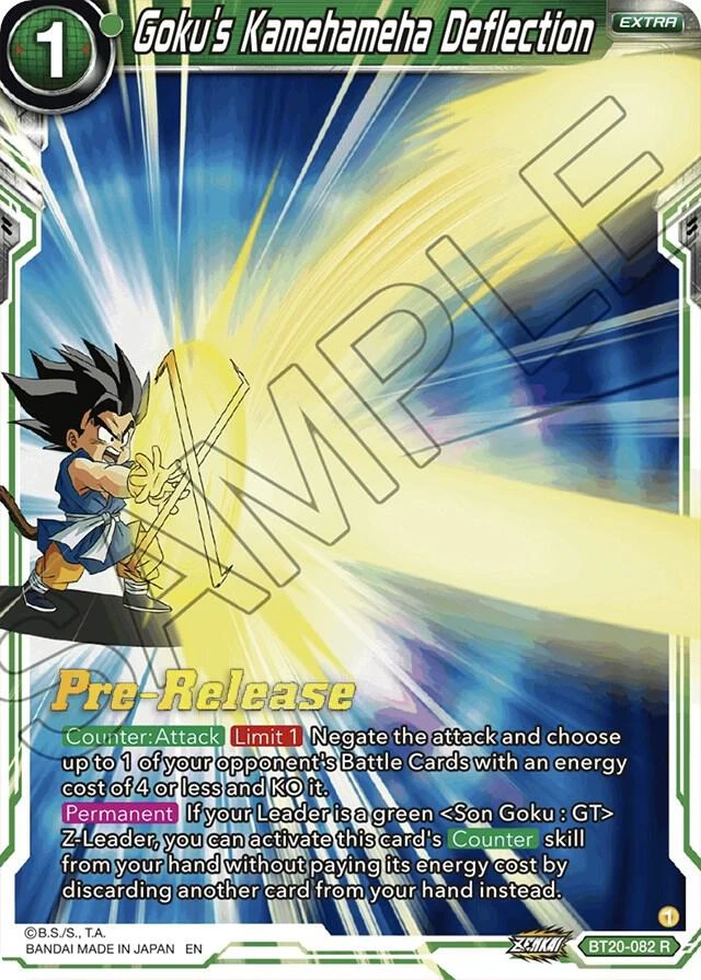 Goku's Kamehameha Deflection [Pre-Release] #BT20-082