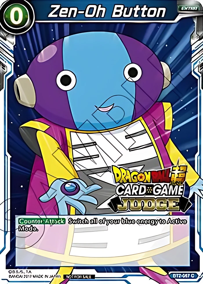 Zen-Oh Button [Judge Promo] #BT2-067