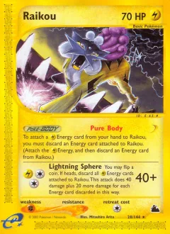Raikou Reverse Holo