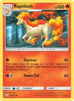 Rapidash Reverse Holo
