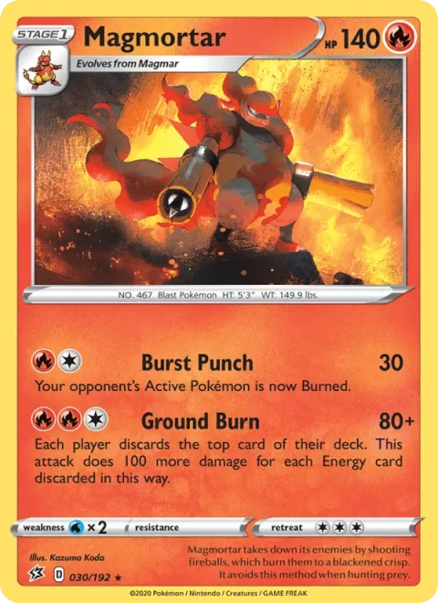 Magmortar Reverse Holo