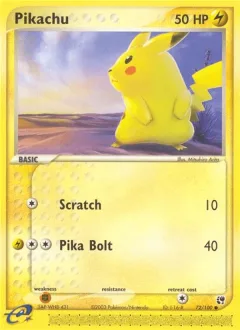 Pikachu Reverse Holo
