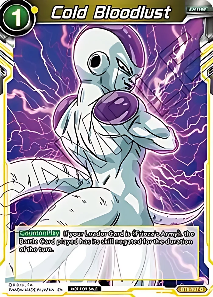 Cold Bloodlust [Promotion Cards] #BT1-107