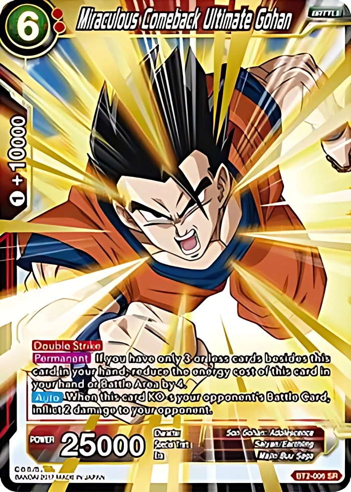Miraculous Comeback Ultimate Gohan #BT2-006