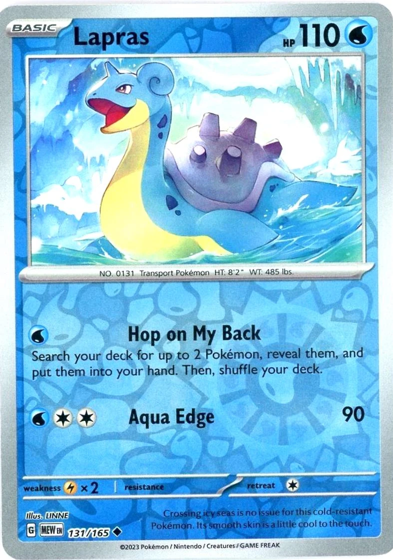 Lapras Reverse #131