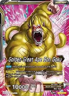 Golden Great Ape Son Goku // Long Odds SS4 Son Goku [Oversized]