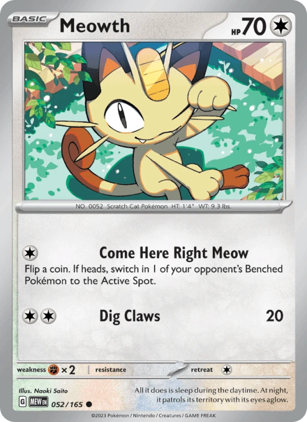 Meowth #52