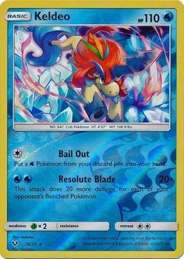 Keldeo Reverse Holo #26