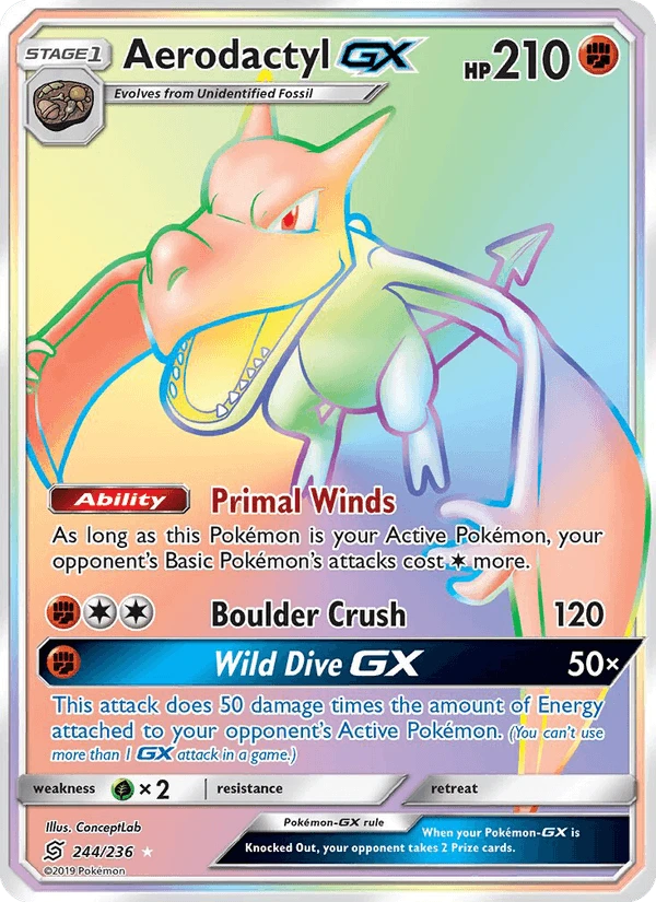 Aerodactyl GX #244