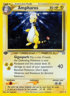 Ampharos 1st Edition
