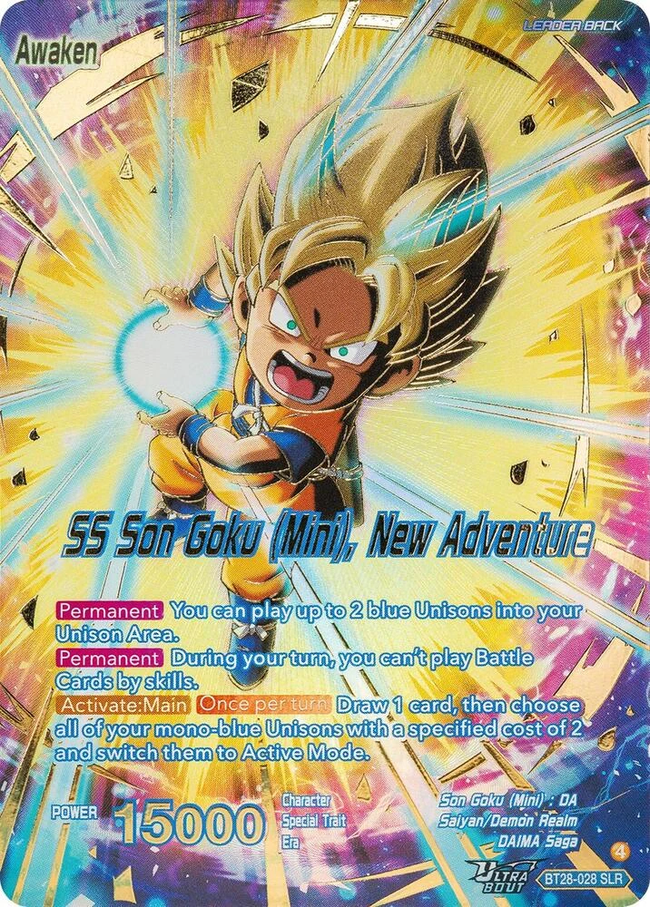 Son Goku (Mini) // SS Son Goku (Mini), New Adventure [SLR] #BT28-028
