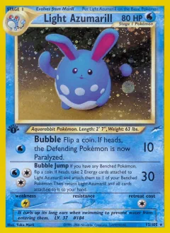 Light Azumarill 1st Edition