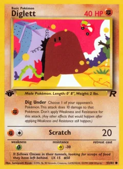 Diglett 1st Edition