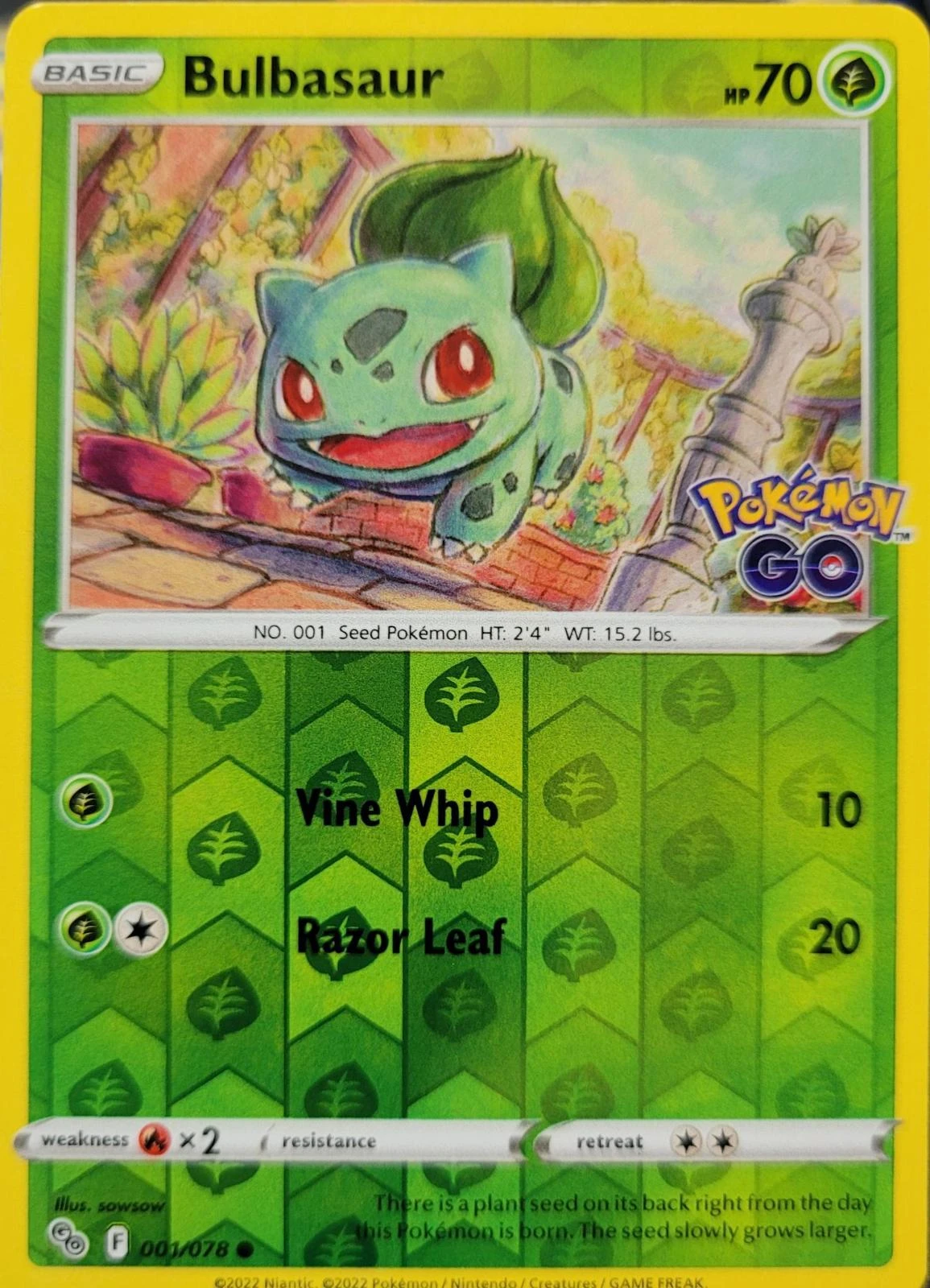 Bulbasaur Reverse Holo #1