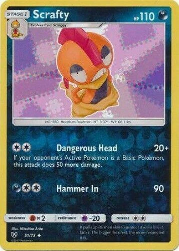 Scrafty Reverse Holo #51