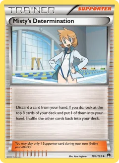 Misty's Determination Reverse Holo