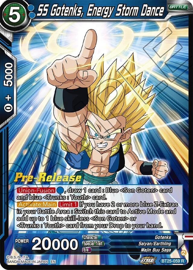 SS Gotenks, Energy Storm Dance [Pre-Release] #BT25-059