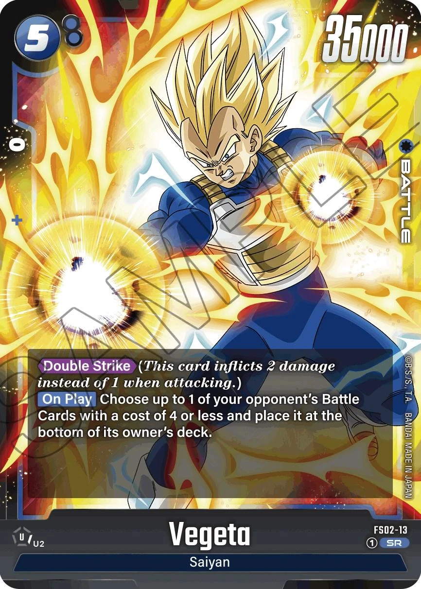 Vegeta [Bonus Pack Alternate Art] #FS02-13