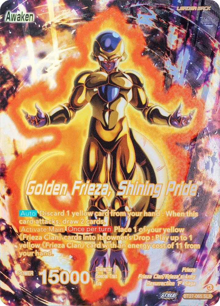 Frieza // Golden Frieza, Shining Pride [SLR] #BT27-065