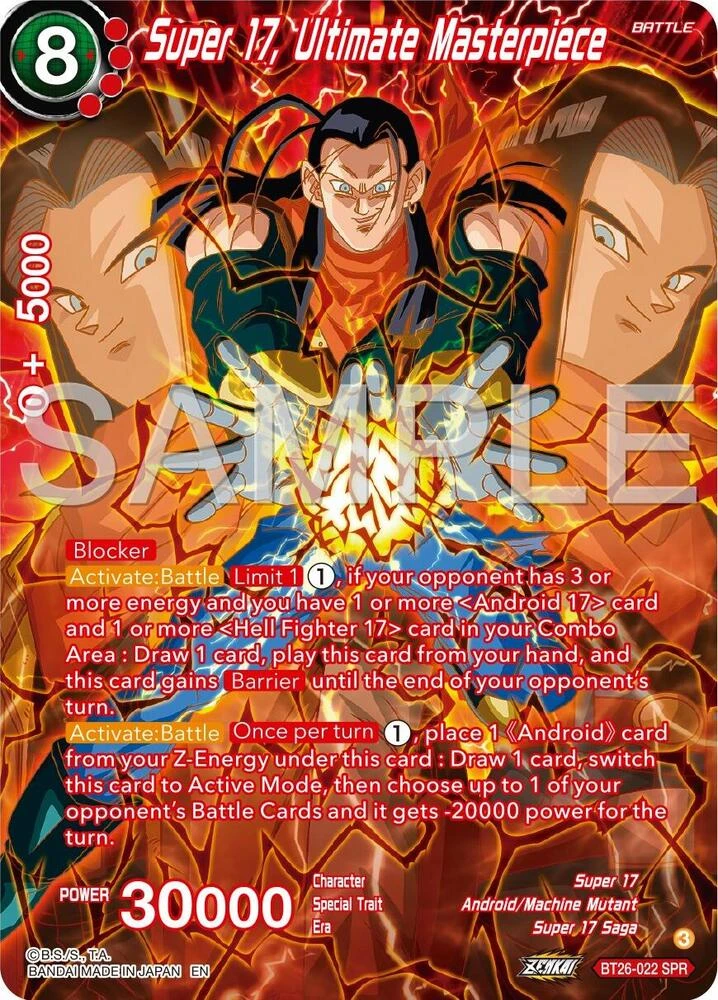 Super 17, Ultimate Masterpiece [SPR] #BT26-022
