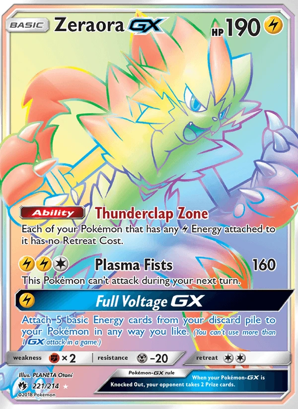 Zeraora Gx #221